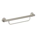 Product Image of Brushed Nickel 24" Grab Bar w/ Towel Bar, LR2350DBN
