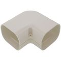 Product Image of 3" 90-Degree Flat Elbow Bend (White)