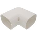 Product Image of 4" 90-Degree Flat Elbow Bend (White)