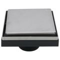 Product Image of 5 "x 5" LT5 Tile Drain Strainer, 2" Throat (Satin Stainless Steel)