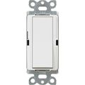 Product Image of Claro 120vac/600w Single Pole Rocker Switch (White)