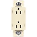 Product Image of Claro 15a Duplex Receptacle (Almond)