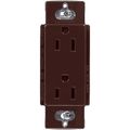 Product Image of Claro 15a Duplex Receptacle (Brown)