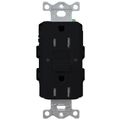 Product Image of Claro 15a GFCI Self Testing Receptacle (Black)
