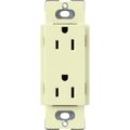 Product Image of Claro 15a Tamper Resistant Duplex Receptacle(Almond)