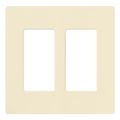 Product Image of Claro Wall Plate 2 Gang (Almond)