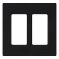 Product Image of Claro Wall Plate 2 Gang (Black)