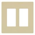 Product Image of Claro Wall Plate 2 Gang (Ivory)