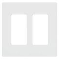 Product Image of Claro Wall Plate 2 Gang (White)