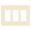 Product Image of Claro Wall Plate 3 Gang (Almond)