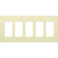 Product Image of Claro Wall Plate 5 Gang (Almond)