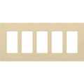 Product Image of Claro Wall Plate 5 Gang (Ivory)