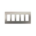 Product Image of Claro Wall Plate 5 Gang (Stainless Steel)