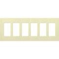 Product Image of Claro Wall Plate 6 Gang (Almond)