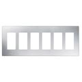 Product Image of Claro Wall Plate 6 Gang (Stainless Steel)