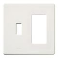 Product Image of Fassada 2-Gang Traditional Wall Plate (White)