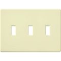 Product Image of Fassada 3-Gang Traditional Wall Plate (Almond)