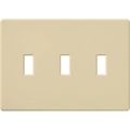 Product Image of Fassada 3-Gang Traditional Wall Plate (Ivory)