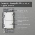 Product Image of MAESTRO Multi Location Switch 120V, 8A (Brown)