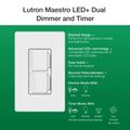Product Image of Maestro Dual LED+ Control Dimmer & Timer 120V, 75W, 2.5A (Hot)