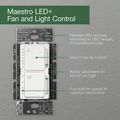 Product Image of Maestro Fan Control & Light Dimmer for Dimmable LEDs, Incandescent, and Halogen Bulbs (Hot)