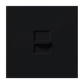 Product Image of Nova 3-Wire Dimmer for Ballasts/LED Drivers 15.3, 1-Pole, 120V, Small Control,w/ Wall Plate, Black