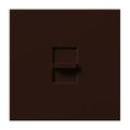 Product Image of Nova 3-Wire Dimmer for Ballasts/LED Drivers 15.3, 1-Pole, 120V, Small Control,w/ Wall Plate, Brown