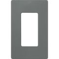 Product Image of Claro 1 Gang Wall Plate for Decorator/Rocker Switches, Satin (Slate)