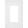 Product Image of Claro 1 Gang Wall Plate for Decorator/Rocker Switches, Satin (Snow)