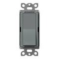 Product Image of Claro On/Off Switch, 15 Amp/Single Pole, w/ Night Light (Slate)