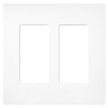 Product Image of Claro 3 Gang Wall Plate for Decorator/Rocker Switches, Satin (Brilliant White)