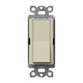 Product Image of Claro On/Off Rocker Switch, 15A 3-Way (Clay)