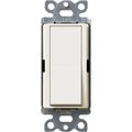 Product Image of Claro On/Off Rocker Switch, 15A 3-Way w/ Night Light (Biscuit)