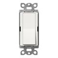 Product Image of Claro On/Off Rocker Switch, 15A 4-Way (Architectural White)