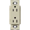 Product Image of Claro 15A Duplex Receptacle, Satin (Clay)