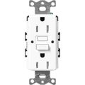 Product Image of Claro 15A Self Test Tamper Resistant Duplex Receptacle (Brilliant White)