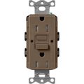 Product Image of Claro 15A Self Test Tamper Resistant Duplex Receptacle (Espresso)