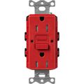 Product Image of Claro 15A Self Test Tamper Resistant Duplex Receptacle (Signal Red)