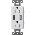 Product Image of Claro 15A USB Duplex Receptacle (Mist)