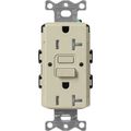 Product Image of Claro 20A Self Test Tamper Resistant Duplex Receptacle (Clay)