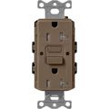 Product Image of Claro 20A Self Test Tamper Resistant Duplex Receptacle (Espresso)