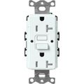 Product Image of Claro 20A Self Test Tamper Resistant Duplex Receptacle (Glacier White)