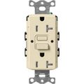 Product Image of Claro 20A Self Test Tamper Resistant Duplex Receptacle (Sand)