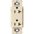 Product Image of Claro 20A Duplex Receptacle, Satin (Sand)