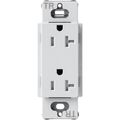 Product Image of Claro 20A Tamper-Resistant Duplex Receptacle, Satin (Mist)
