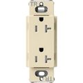 Product Image of Claro 20A Tamper-Resistant Duplex Receptacle, Satin (Sand)