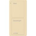 Product Image of Pico 2-Button Wireless Smart Remote for Programmable Scene Control, Bedside Icon Engraving, (Gloss Ivory), PJ2-2B-GIV-P02