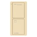 Product Image of Pico 2-Button Wireless Smart Remote for Screen Control, Icon and Text Engraving, (Gloss Ivory), PJ2-2B-GIV-S08