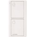 Product Image of Pico 2-Button Wireless Smart Remote for Programmable Scene Control, Bedside Icon Engraving (Satin Snow), PJ2-2B-TSW-P02