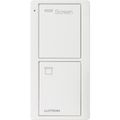 Product Image of Pico 2-Button Wireless Smart Remote for Programmable Scene Control, Bedside Icon Engraving (Satin Snow), PJ2-2B-TSW-P12